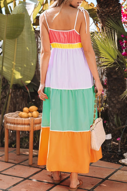 color-block-flowy-tiered-maxi-dress-with-pockets OhSoStyled - Sophia's Style-2